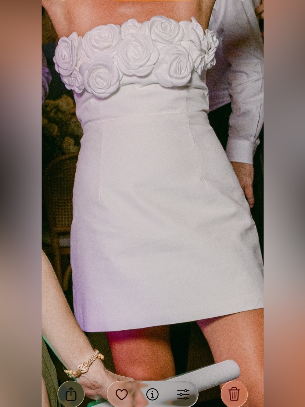 Runaway The Label Ivory Mini Dress